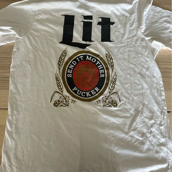 Welit WeBigInc Lit white tee shirt - XL - Picture 4 of 4